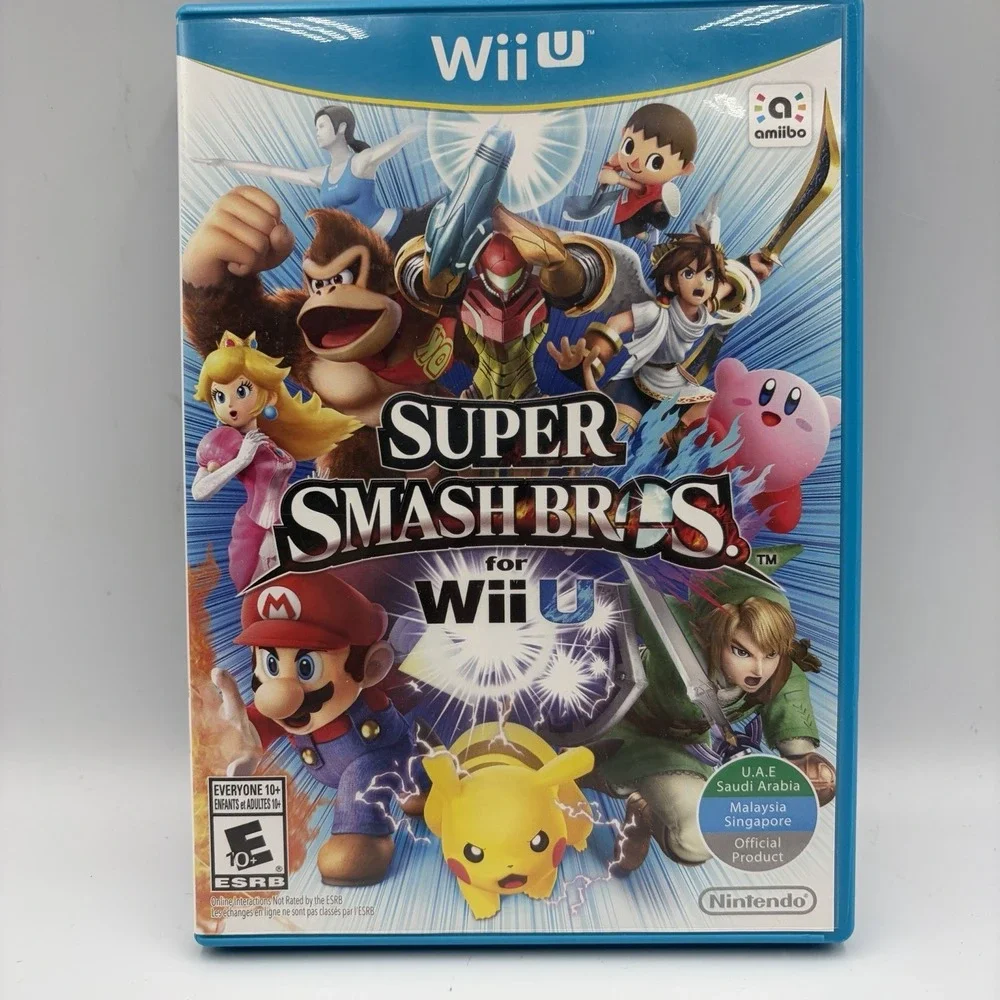 Nintendo Super Smash Bros. for Wii U Nintendo Wii U-Tested-CIB